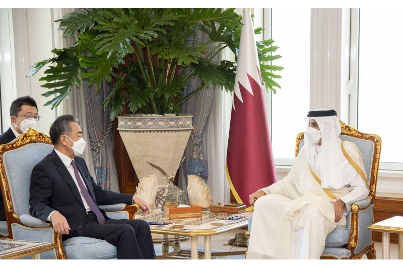 سمو الأمير المفدى يستقبل وزير الخارجية الصيني