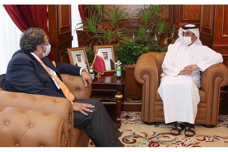 وزير العمل يجتمع مع الممثل الإقليمي لمكتب الأمم المتحدة المعني بالمخدرات والجريمة