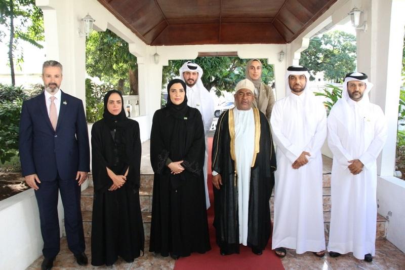 رئيس الاتحاد القمري يستقبل رئيسة الشبكة العربية للمؤسسات الوطنية لحقوق الإنسان