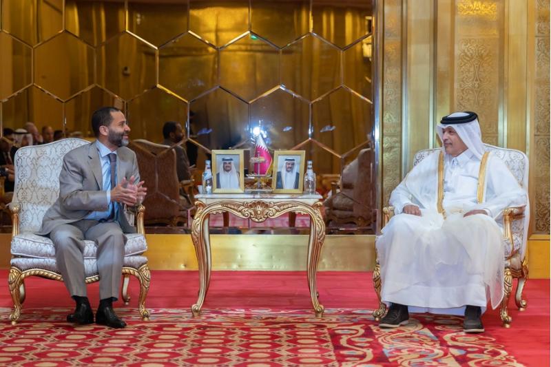 رئيس مجلس الشورى يجتمع مع وفد من رابطة "برلمانيون لأجل القدس"