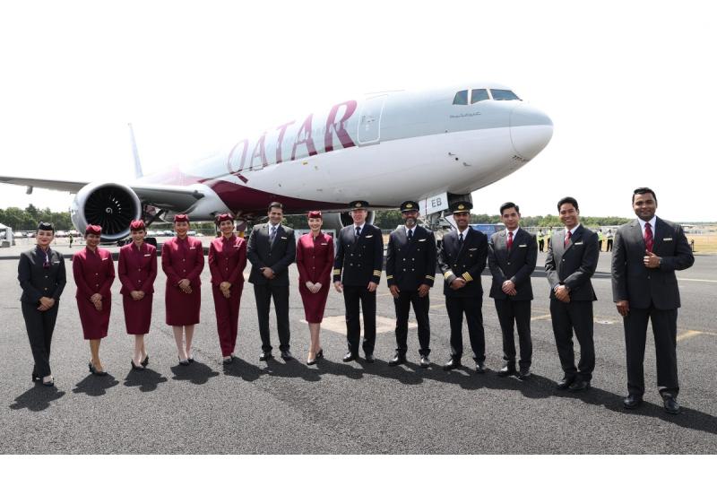 "القطرية" تشارك في معرض فارنبره للطيران