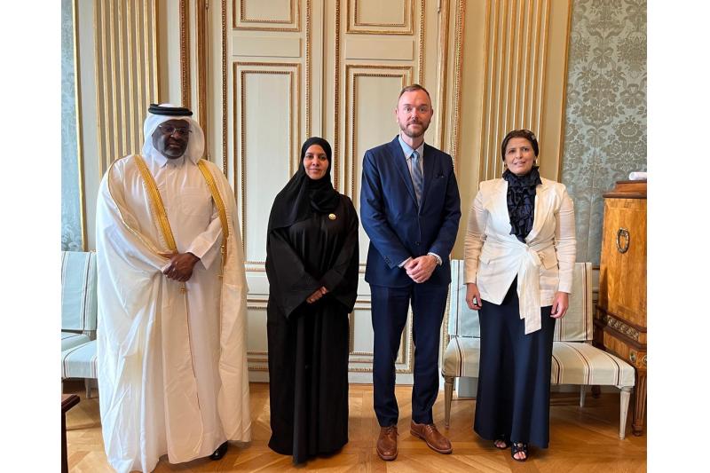 نائب رئيس مجلس الشورى تجتمع مع مسؤول سويدي