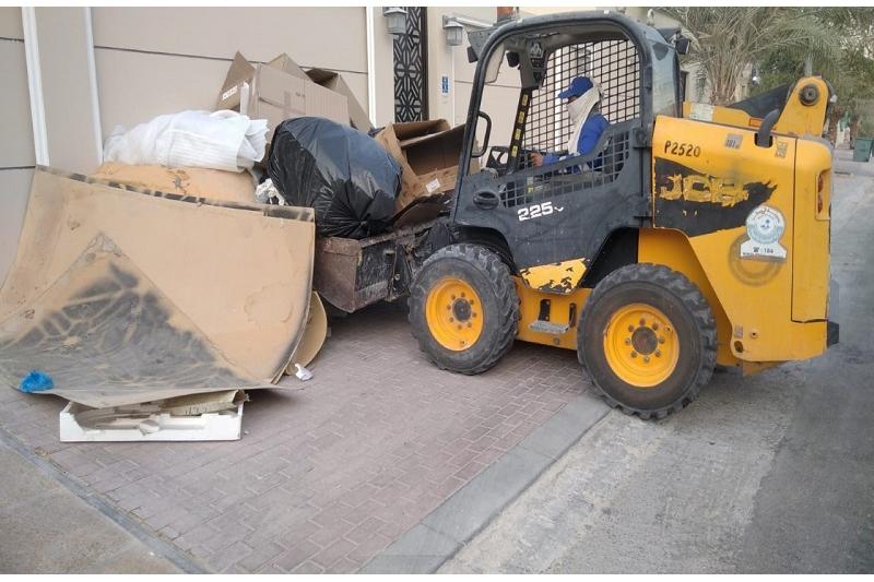 إزالة 70 طناً من المخلفات المنزلية خلال أغسطس