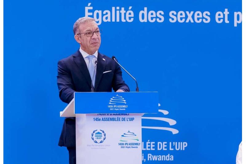 رئيس الاتحاد البرلماني الدولي يشيد بجهود قطر لاستضافة كأس العالم