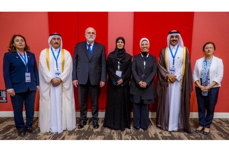 نائب رئيس مجلس الشورى تجتمع مع نظيريها التركي والغامبي