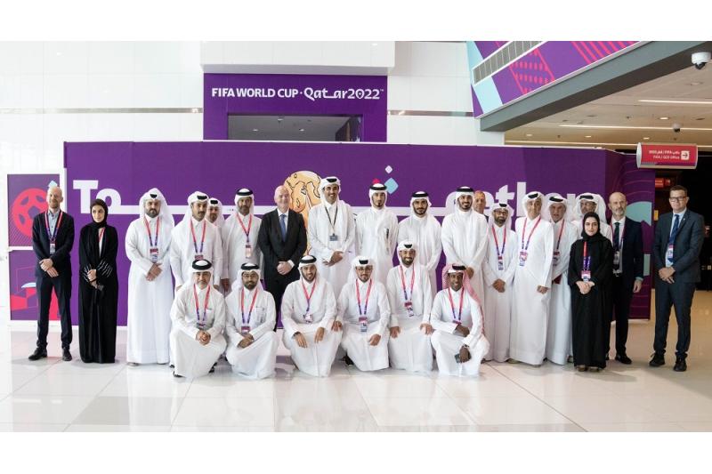سمو الأمير يزور مركز قيادة بطولة كأس العالم FIFA قطر 2022 الرئيسي
