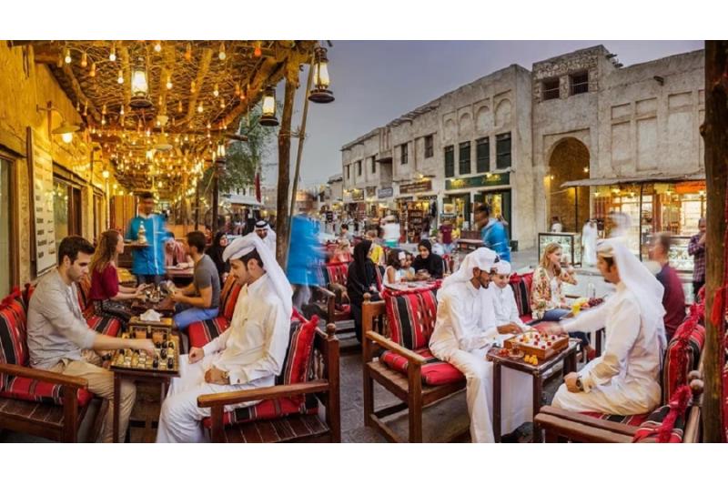 سوق واقف ومشيرب مقصد جماهير المونديال لقضاء أجمل الأمسيات