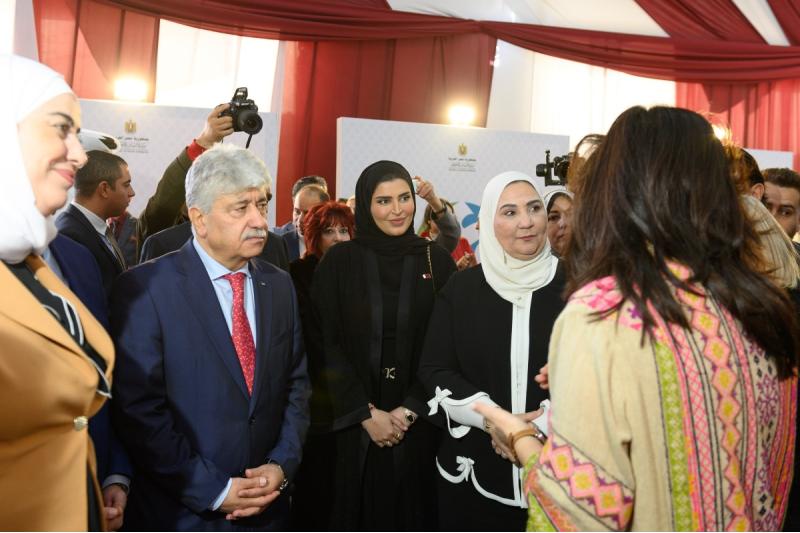 قطر تشارك في حفل افتتاح المعرض العربي للأسر المنتجة "بيت العرب" في مصر