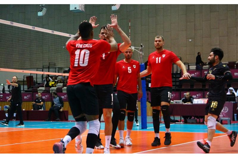 فوز الريان وقطر ضمن الدوري العام للكرة الطائرة للرجال