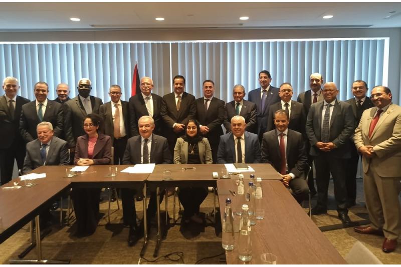 سفير قطر لدى الاتحاد الأوروبي يشارك في اجتماع السفراء العرب مع رئيس الوزراء الفلسطيني ببروكسل