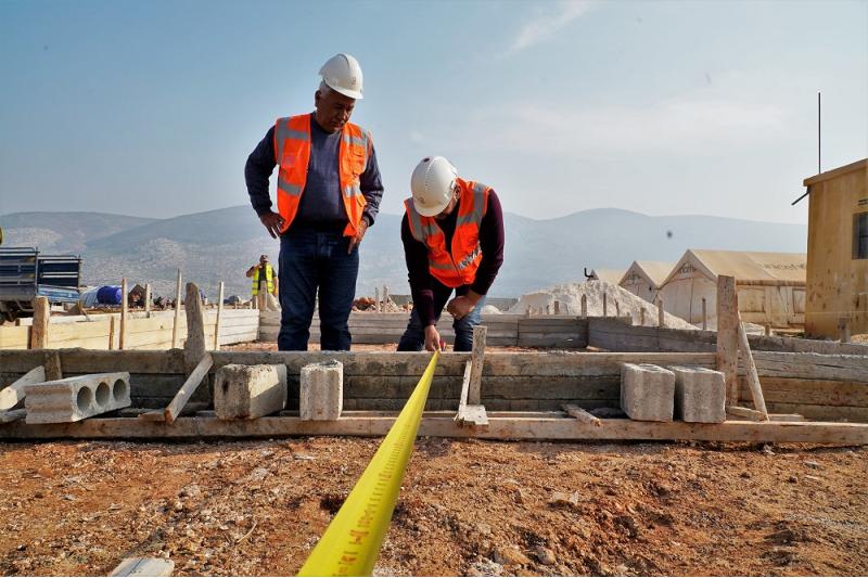 "قطر الخيرية" تنهي المرحلة الأولى من بناء مساكن للنازحين السوريين