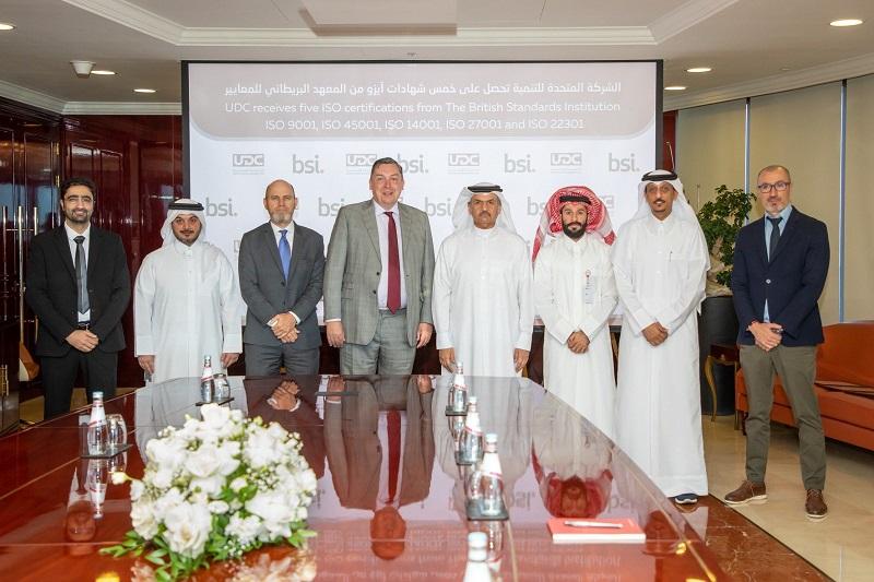 الشركة المتحدة للتنمية تحصل على 5 شهادات من المنظمة الدولية للمواصفات