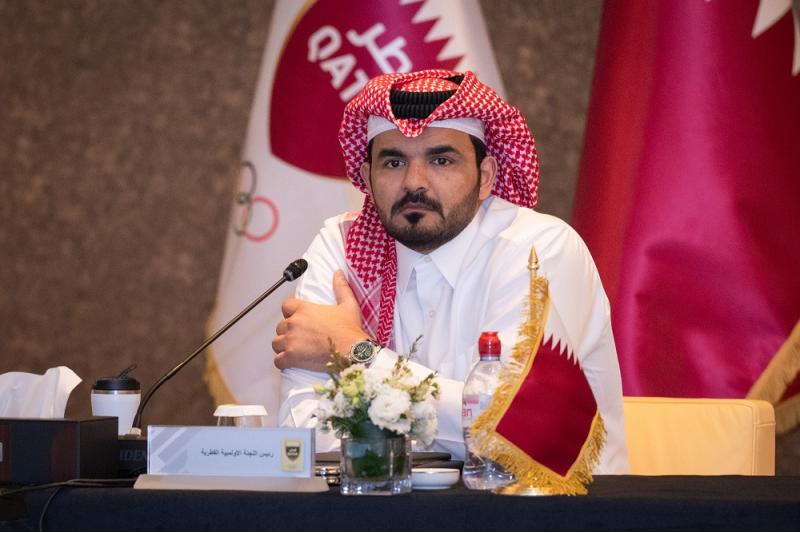 الشيخ جوعان بن حمد يترأس اجتماع الجمعية العمومية رقم 37 للجنة الأولمبية القطرية لسنة 2023