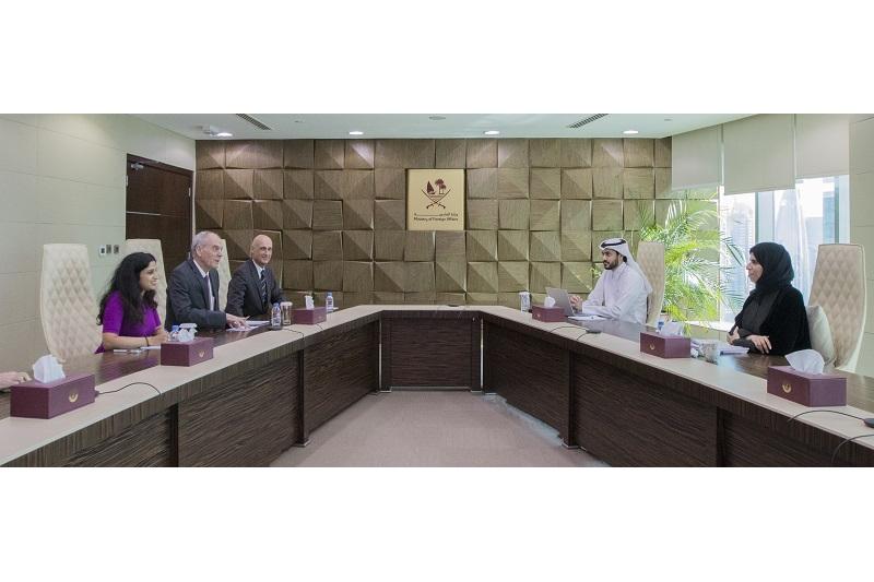 مساعد وزير الخارجية تجتمع مع عضو بالبرلمان الألماني