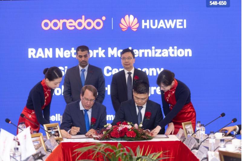 Ooredoo تبرم اتفاقية تعاون جديدة مع Huawei
