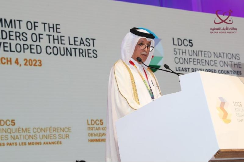قطر تتطلع لشراكات جديدة وحلول مبتكرة لدعم البلدان الأقل نموا