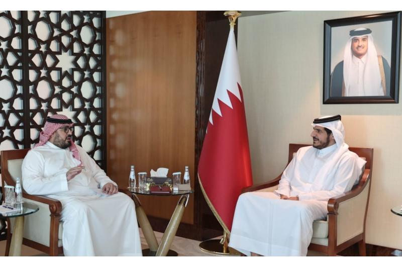 وزير التجارة والصناعة يجتمع مع عدد من الوزراء والمسؤولين المشاركين في مؤتمر الأمم المتحدة المعني بأقل البلدان نموا