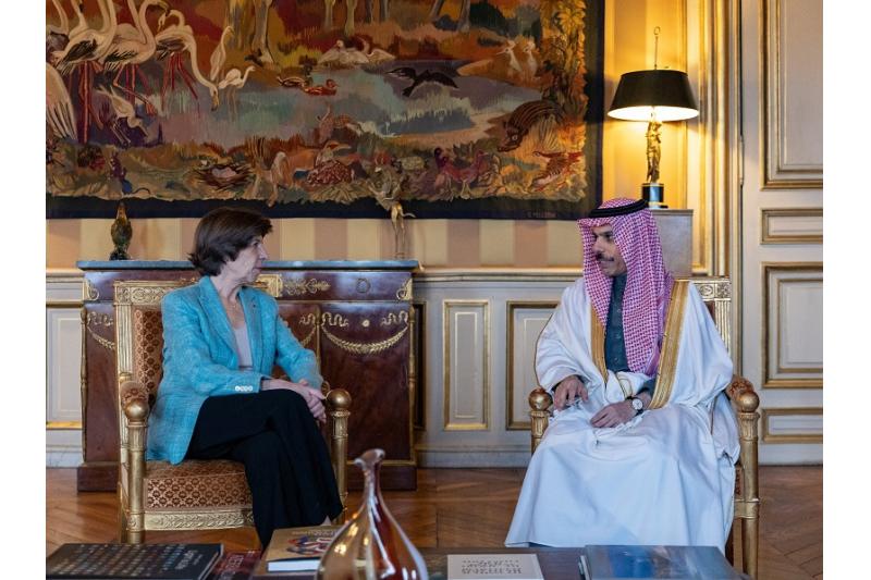 وزيرة الخارجية الفرنسية ونظيرها السعودي يبحثان العلاقات الثنائية
