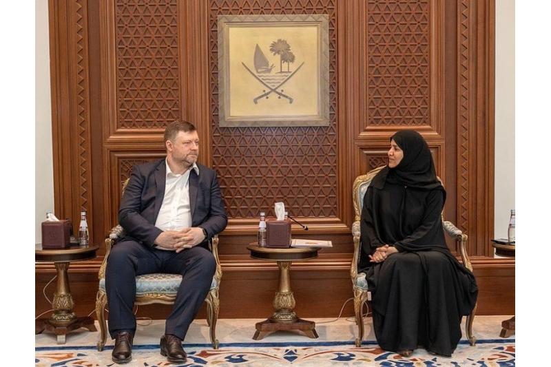 نائب رئيس مجلس الشورى تجتمع مع النائب الأول لرئيس البرلمان الأوكراني