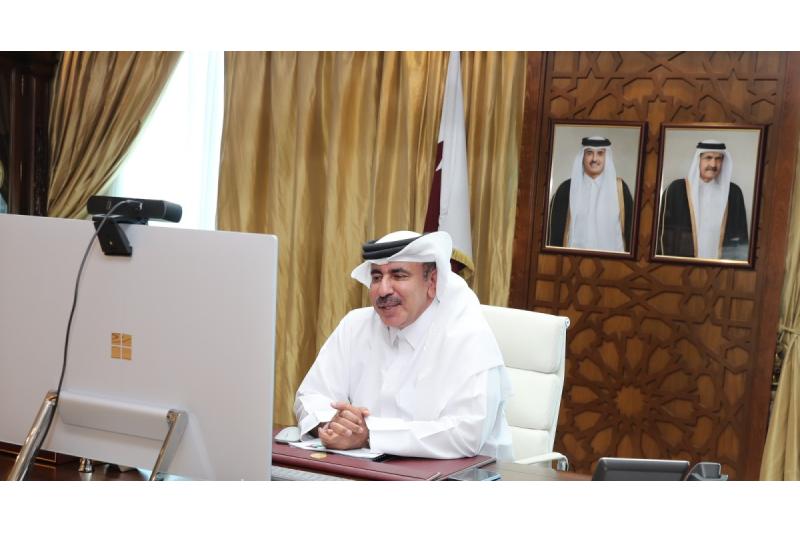 وزير المواصلات يجتمع مع وزير النقل والخدمات اللوجستية السعودي