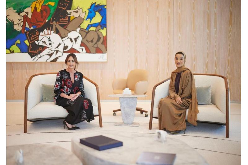 صاحبة السمو تجتمع بحرم فخامة رئيس باراغواي