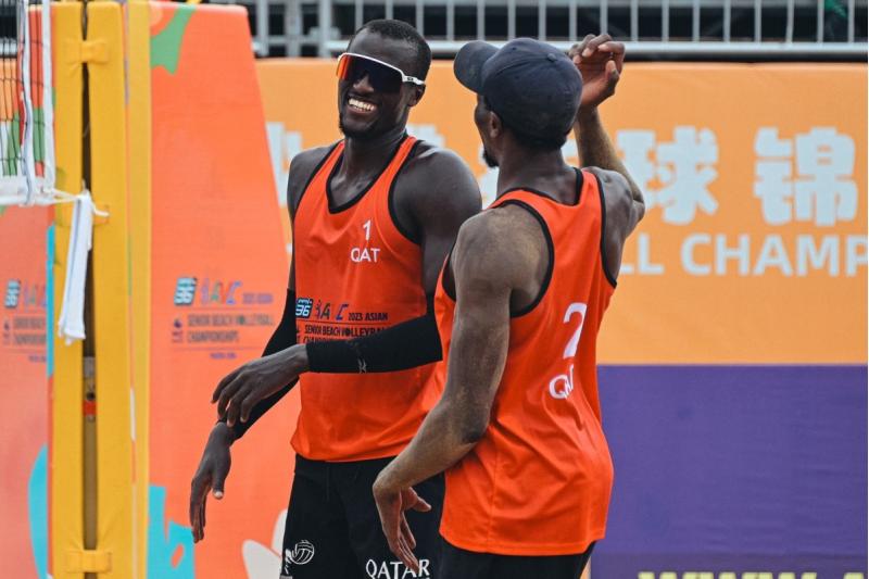 تأهل المنتخب القطري للكرة الطائرة الشاطئية لربع نهائي البطولة الآسيوية للرجال