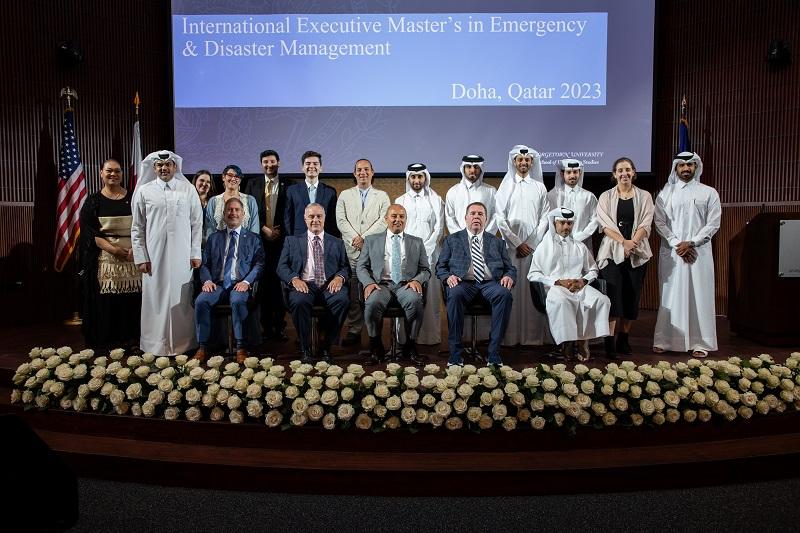 جورجتاون تحتفي بخريجي ماجستير إدارة الطوارئ