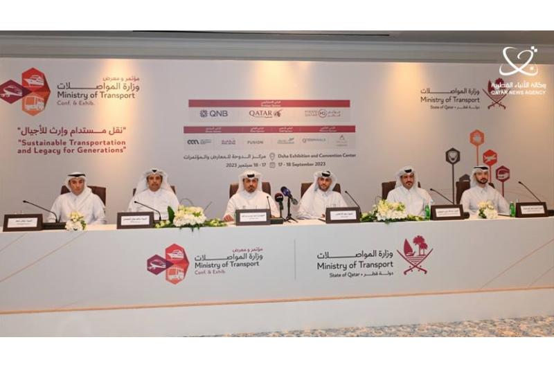 وزارة المواصلات تنظم مؤتمرا لمناقشة الجهود والتطورات المرتبطة بمنظومة النقل في دولة قطر