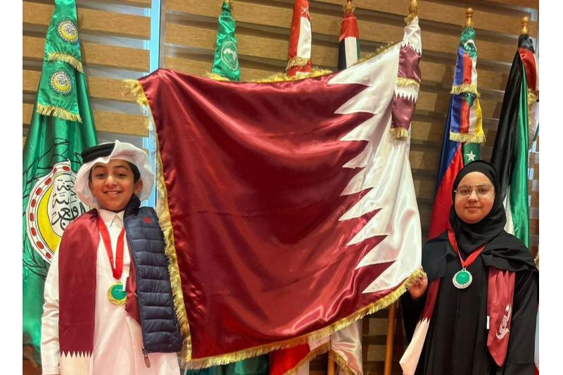 طالبان قطريان يحرزان ميداليتين ذهبية وفضية في البطولة العربية لألعاب الرياضيات والمنطق بتونس