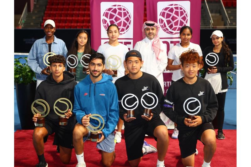 هيمنة قطرية على ألقاب النسخة السادسة لبطولة قطر الآسيوية للناشئين للتنس