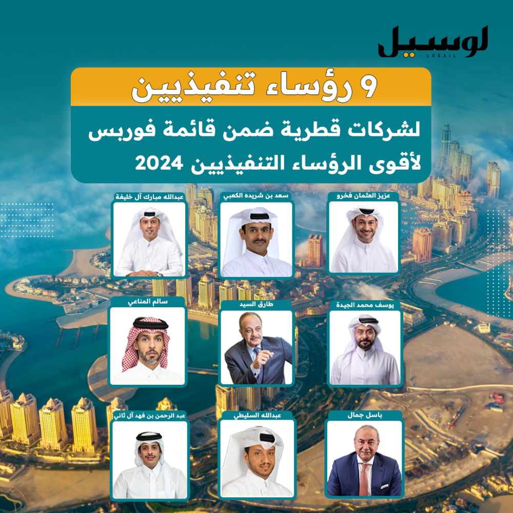 9 رؤساء تنفيذيين لشركات قطرية ضمن قائمة فوربس لأقوى الرؤساء التنفيذيين 2024