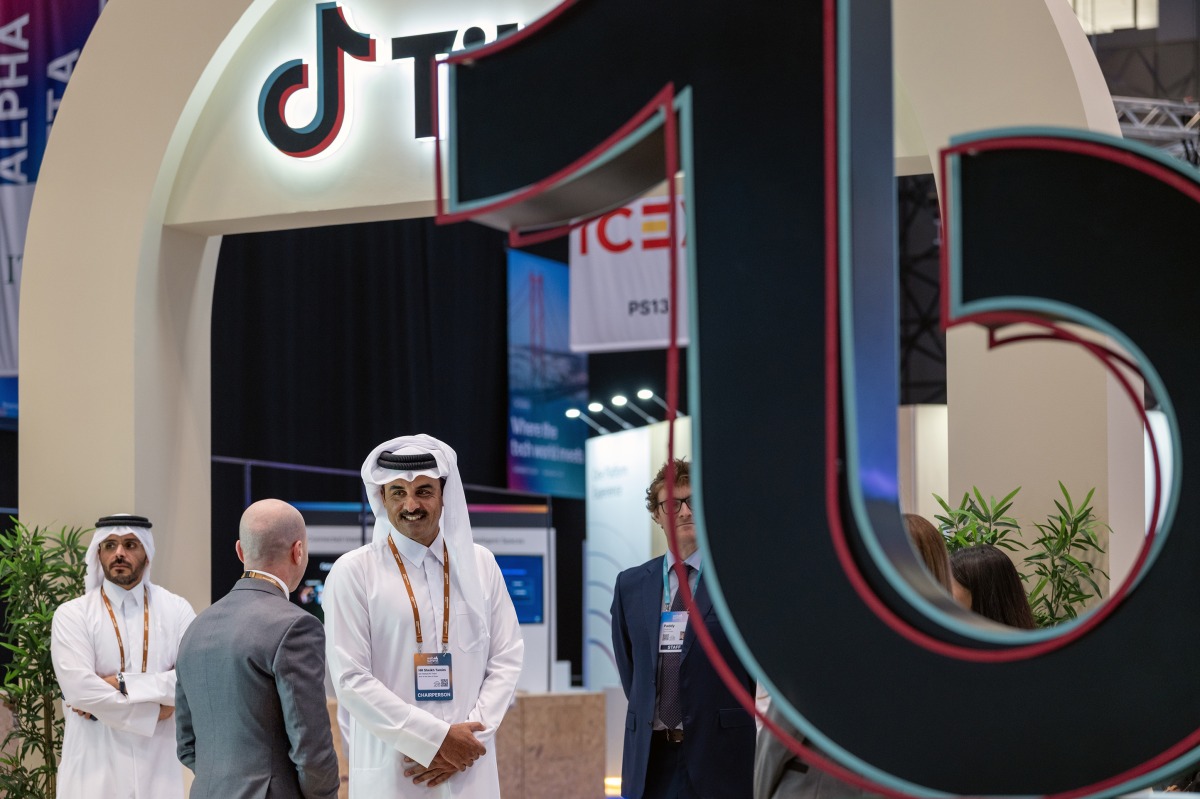 سمو الأمير يزور قمة قطر للويب 2026