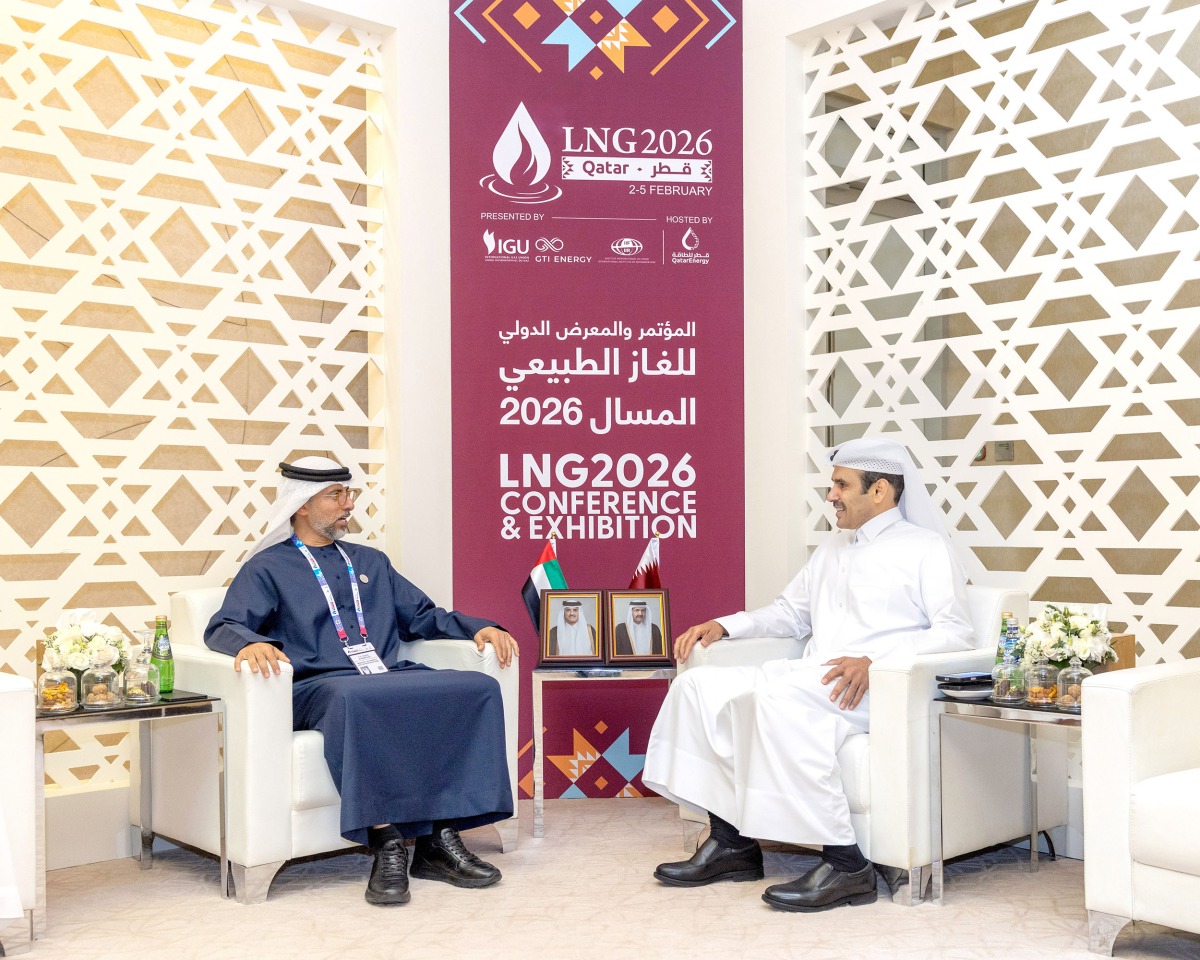 وزير الدولة لشؤون الطاقة يجتمع مع وزير الطاقة والبنية التحتية بدولة الإمارات العربية المتحدة