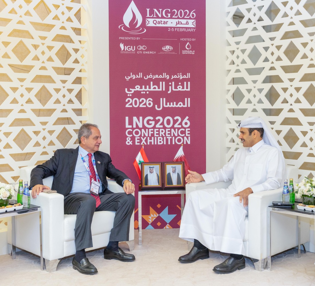 وزير الدولة لشؤون الطاقة يجتمع مع وزير الطاقة والمياه اللبناني