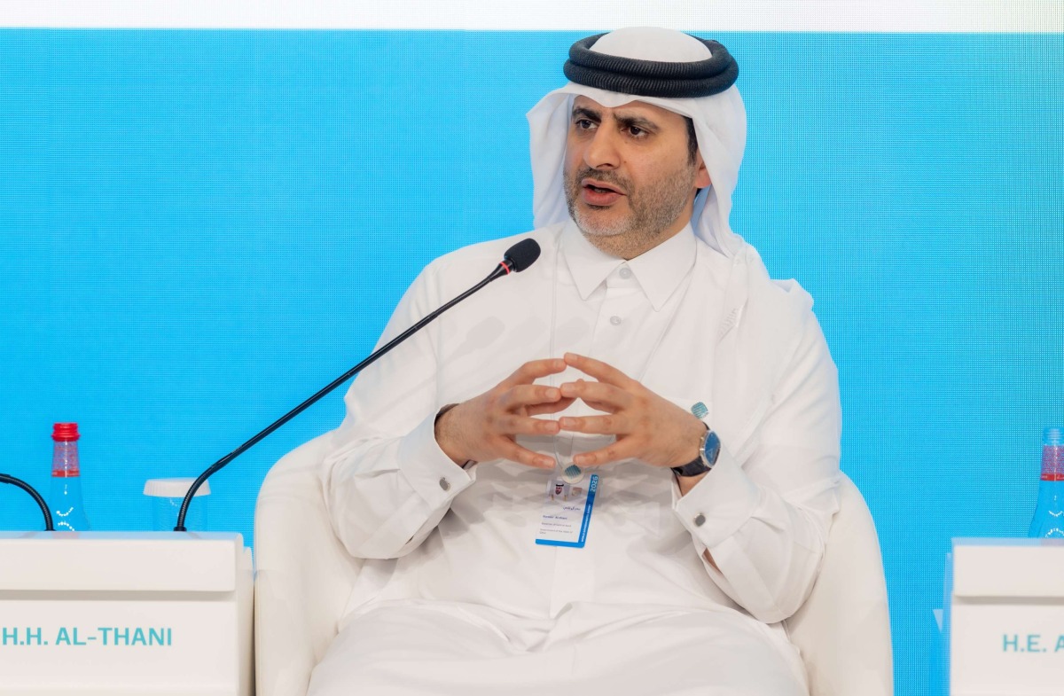 محافظ مصرف قطر المركزي يشارك في جلسة حول التحول الاقتصادي في دول الخليج على هامش القمة العالمية للحكومات في دبي