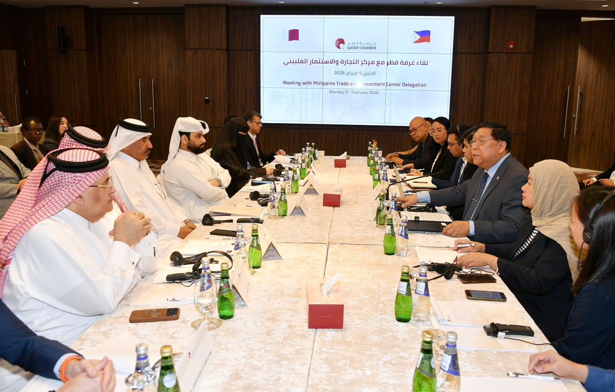 غرفة قطر تستضيف وفداً فلبينياً لتعزيز التعاون الاقتصادي وفرص الاستثمار بين البلدين