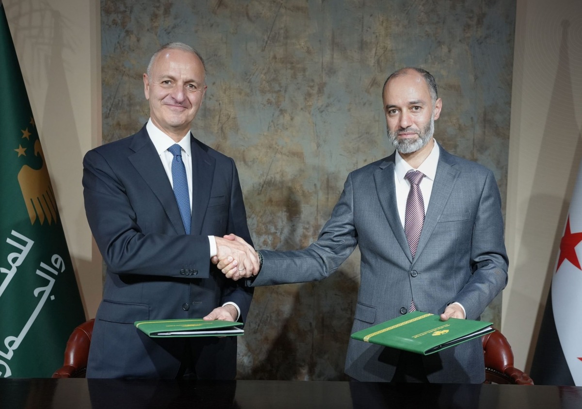 سورية توقع اتفاقية مع شركة CMA CGM لتشغيل مينائين جافين سورية توقع اتفاقية مع شركة CMA CGM لتشغيل مينائين جافين
